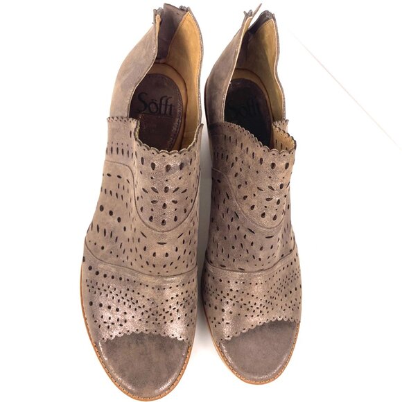 NEW Sofft Millard Block Heel Peep Toe Sandal Size 11M - Picture 6 of 13